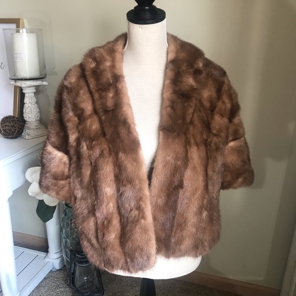 Alaskan Fur Co. Jackets & Blazers - Alaskan Fur Co. Mink Cape/Shall